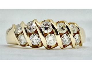 SORTIJA BRILLANTES 14KT, JOYERIA CARMEN  Puerto Rico
