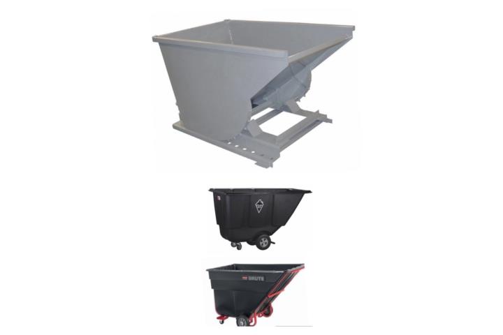 TILT TRUCKS AND DUMPING TRASH