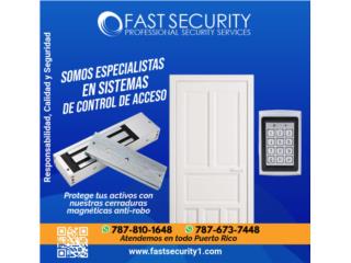 Cerradura Magn�tica, Sistema de Keypad, tags, FAST SECURITY  Puerto Rico