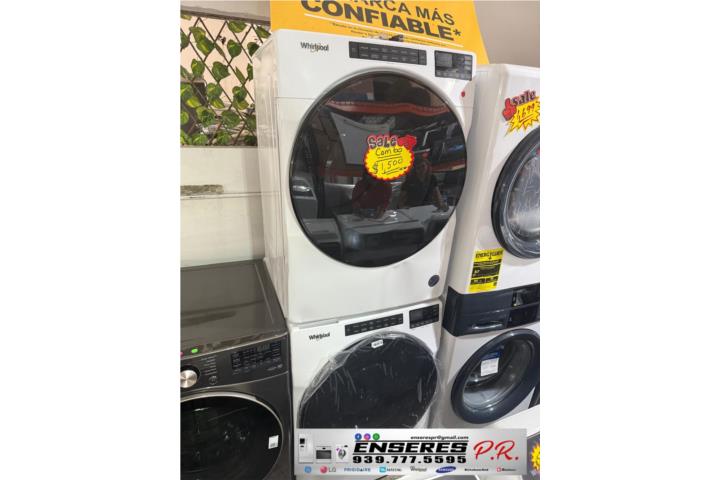 LAVADORA Y SECADORA WHIRPOOL COMBO