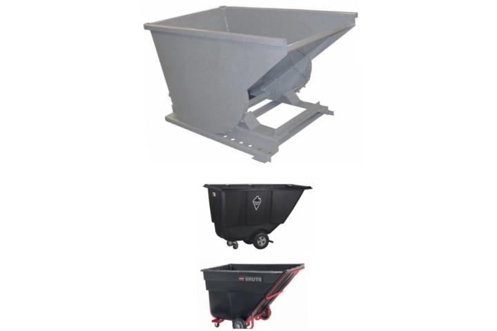 TILT TRUCKS AND DUMPING TRASH