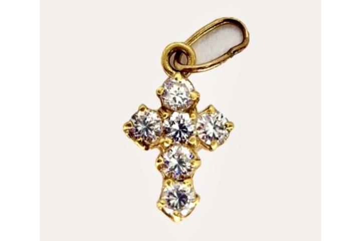 CRUZ ZIRCONIAS 14KT