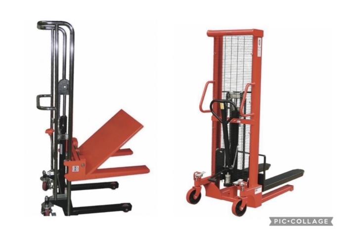 PLATFORM LIFT Y PALLETS STACKERS