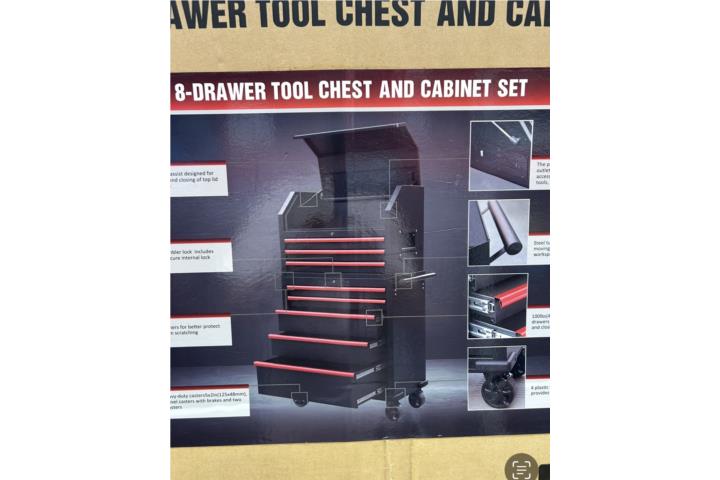 CAJA DE HERRAMIENTAS COMBO 8 GAVETAS