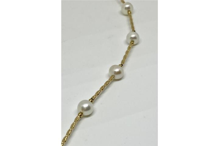 PULSERA PERLAS 14KT
