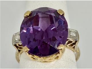 SORTIJA AMATISTA 14KT, Puerto Rico