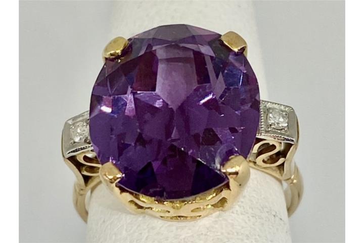 SORTIJA AMATISTA 14KT