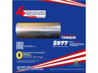 TANQUE CALENTADOR SOLAR, Puerto Rico