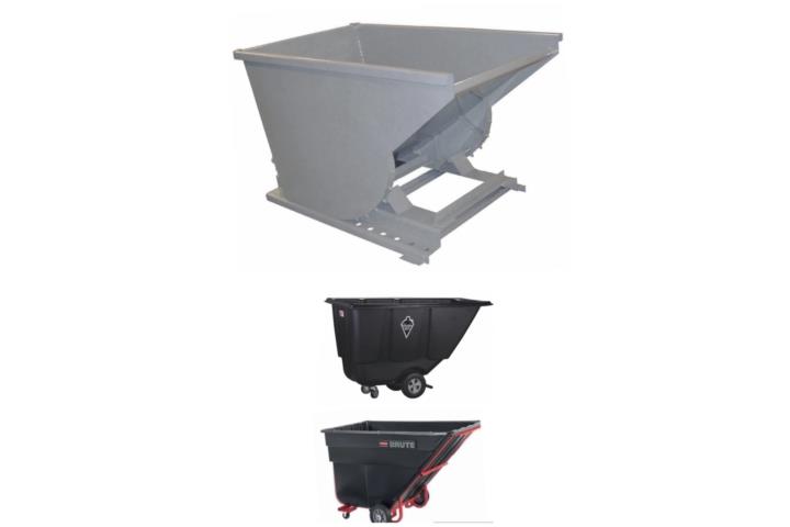 TILT TRUCKS AND DUMPING TRASH