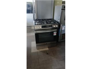 Estufa de gas de 5 hornillas con horno 
