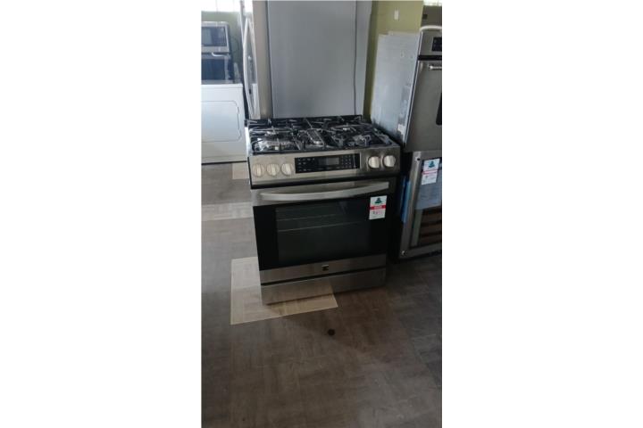 Estufa de gas de 5 hornillas con horno