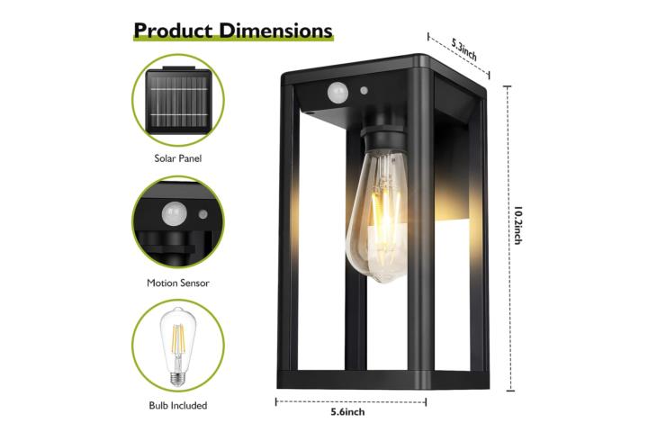 Lámpara solar de pared