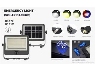 Lámpara solar con cargador de teléfono
