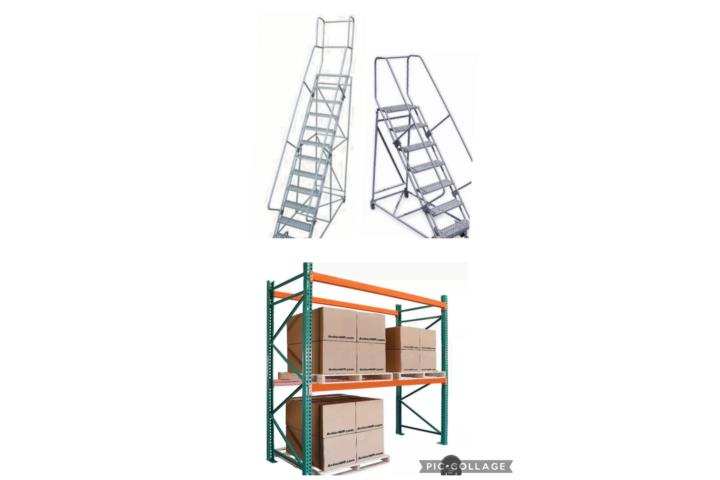 ESCALERAS CORREDIZAS Y PALLETS RACKS ALMACENE