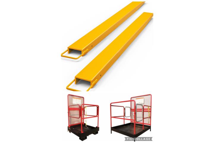 EXTENCIONES Y CANASTOS PARA FORKLIFTS