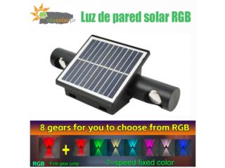 Lámpara solar de pared con diseños 