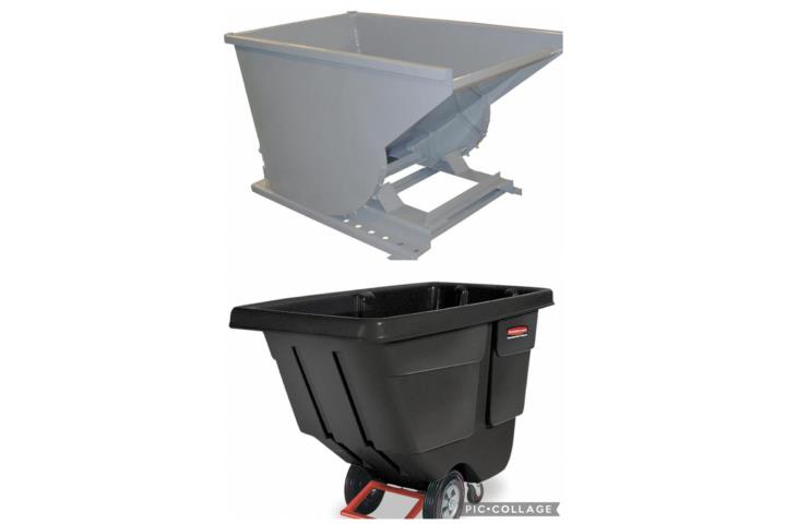 TILT TRUCKS AND DUMPING TRASH
