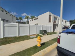 Verja PVC: Full-Privacy w/Louver on Top, Pro Fence Puerto Rico