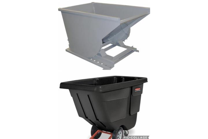 TILT TRUCKS Y DUMPING TRASH HOOPERS