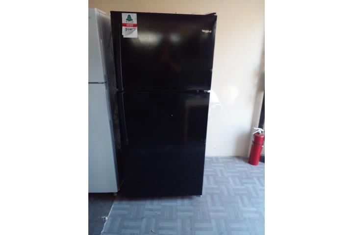 Nevera whirlpool negra