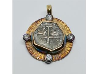 MONEDA PLATA 18KT