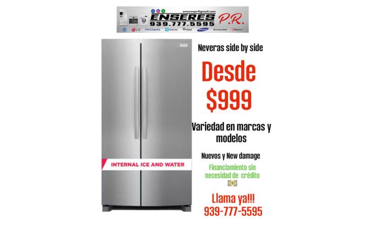 NEVERA SIDE BY SIDE STAINLEES STEEL VARIEDA