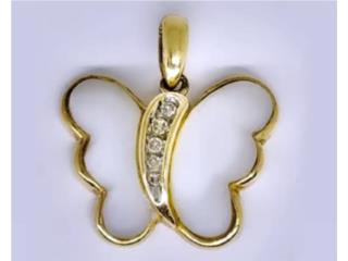 CHARM MARIPOSA 10KT