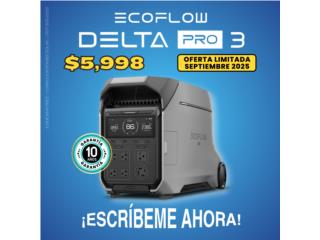 EcoFlow DELTA Pro 3 + 4 Placas Solares GRATIS