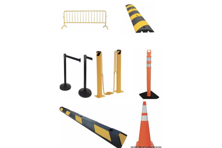 PARKING STOPS & CONTROL BARRIERS