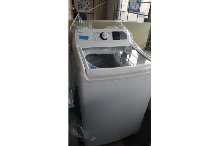 Lavadora midea tapa de cristal