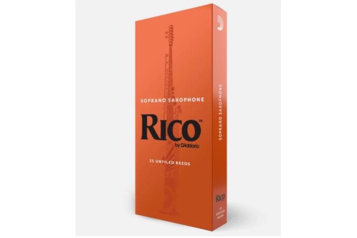 Caja 25 cañas de saxofon soprano Rico