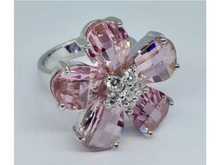 SORTIJA FLOR PLATA 925, JOYERIA CARMEN  Puerto Rico