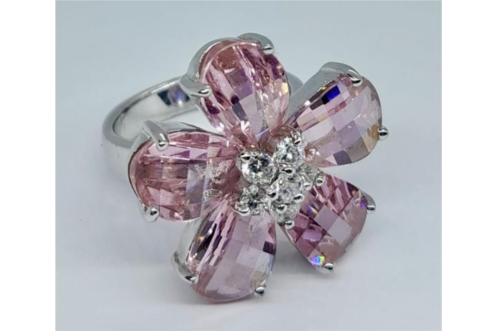 SORTIJA FLOR PLATA 925