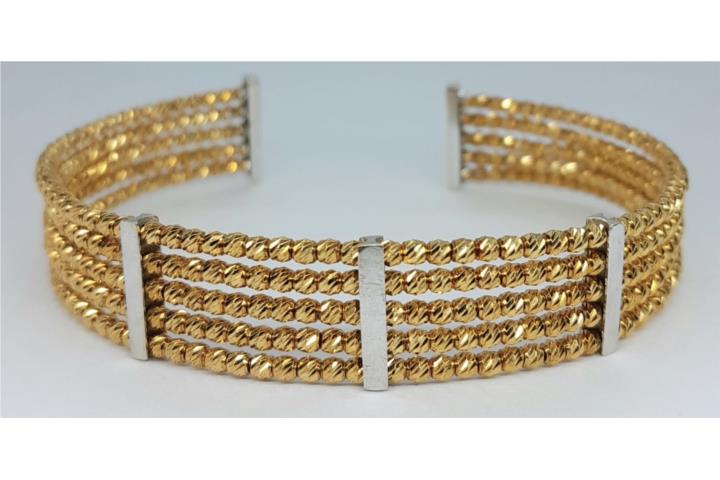 PULSERA BOLITAS 18KT