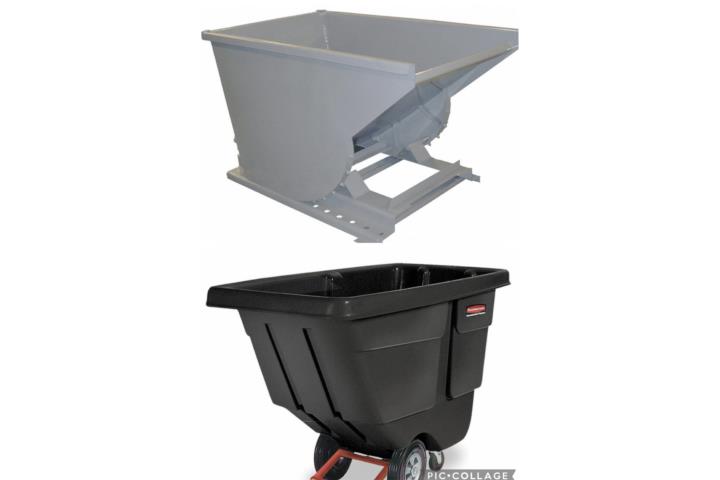 TILT TRUCKS AND DUMPING TRASH