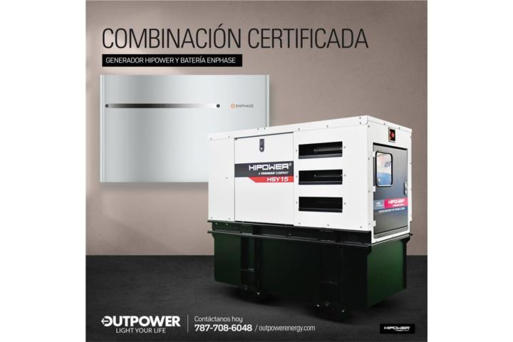 Generador con diseno HIpower y Enphase!