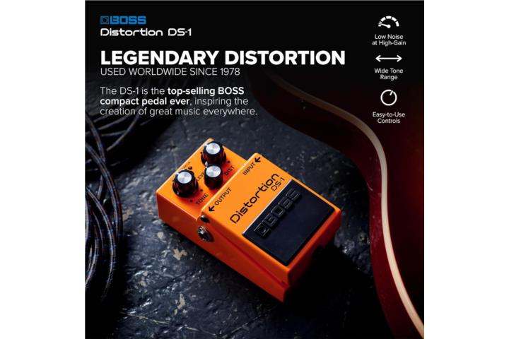 Pedal distorsion Boss ds-1 guitarra
