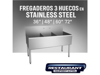Fregaderos industriales stainless steel, Restaurant Equipment and Steel Puerto Rico