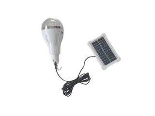 BOMBILLA  CON PLACA SOLAR RECARGABLE, IBSTOREPR.COM  ( Escr�benos por texto ) Puerto Rico