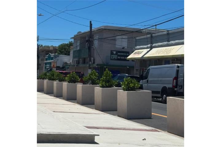 Tiestos en concreto 3 x 3 x 3.