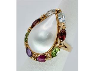 SORTIJA PERLA  14KT, JOYERIA CARMEN Puerto Rico