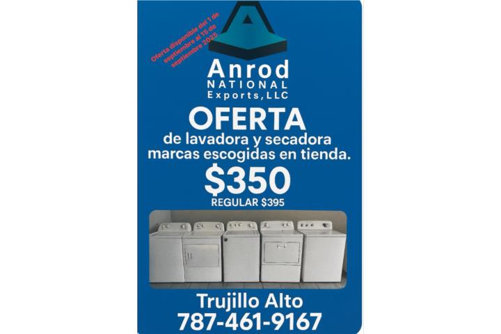 Lavadoras y secadoras