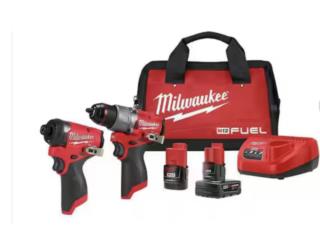 MILWAUKEE COMBO HAMMER DRILL/IMPACT 12v FUEL