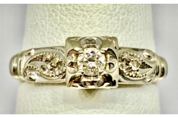 SORTIJA COMPROMISO 14KT