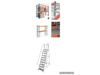 PALLETS RACKS ALMACENES Y ESCALERAS CORREDIZA, Puerto Rico