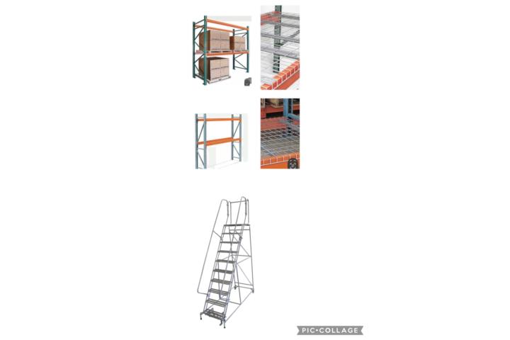 PALLETS RACKS ALMACENES Y ESCALERAS CORREDIZA