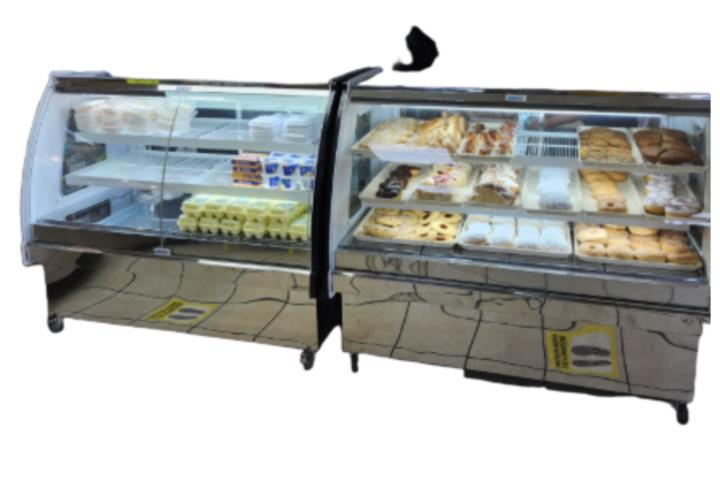 SET DE VITRINAS DE PANADERIA DE 60