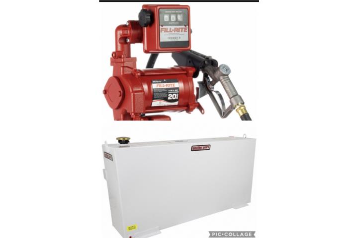 TANQUES COMBUSTIBLE Y BOMBAS 12v/110v