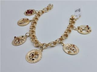 PULSERA CHARMS 14KT, JOYERIA CARMEN Puerto Rico