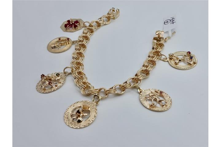 PULSERA CHARMS 14KT
